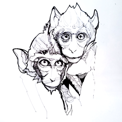 Pet Portrait - MONOCHROMATIC